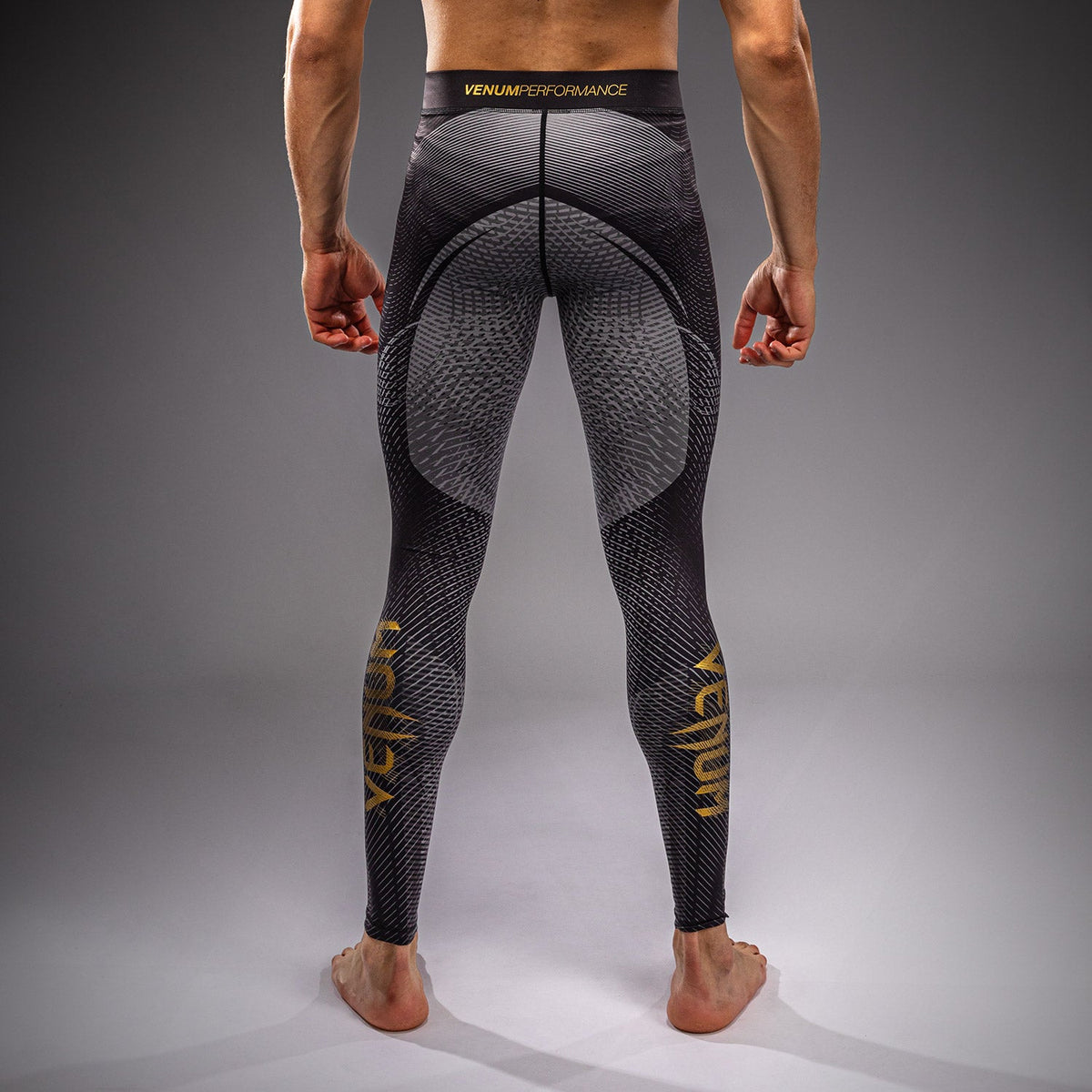 Venum Galactic 3.0 Spats - Black/Gold  product-type_Compression Pants Venum