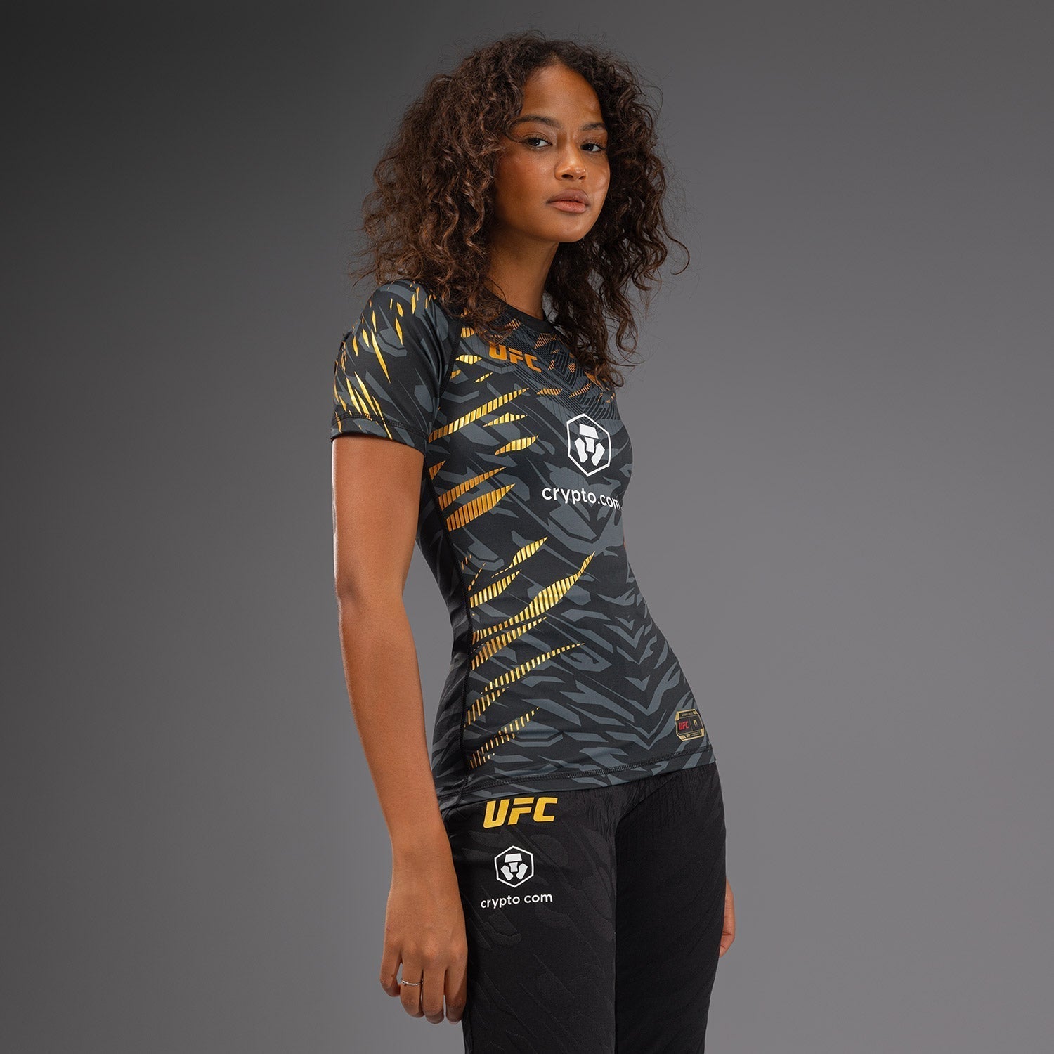 UFC Fusion by Venum Authentic Fight Night Women's Performance Short Sleeve Rashguard