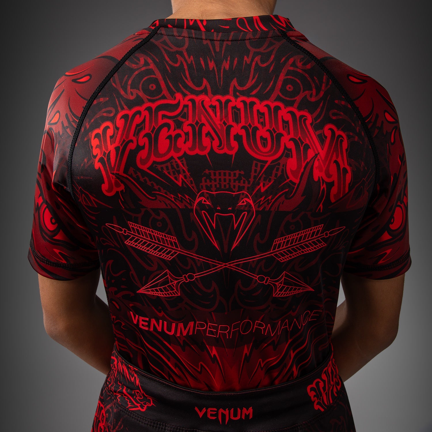 Venum Wolf Atak Kids Short Sleeve Rashguard