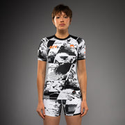 Women’s UFC Zenith by Venum White Authentic Fight Week Performance Short Sleeve Rashguard  product-type_Compression T-Shirts Venum