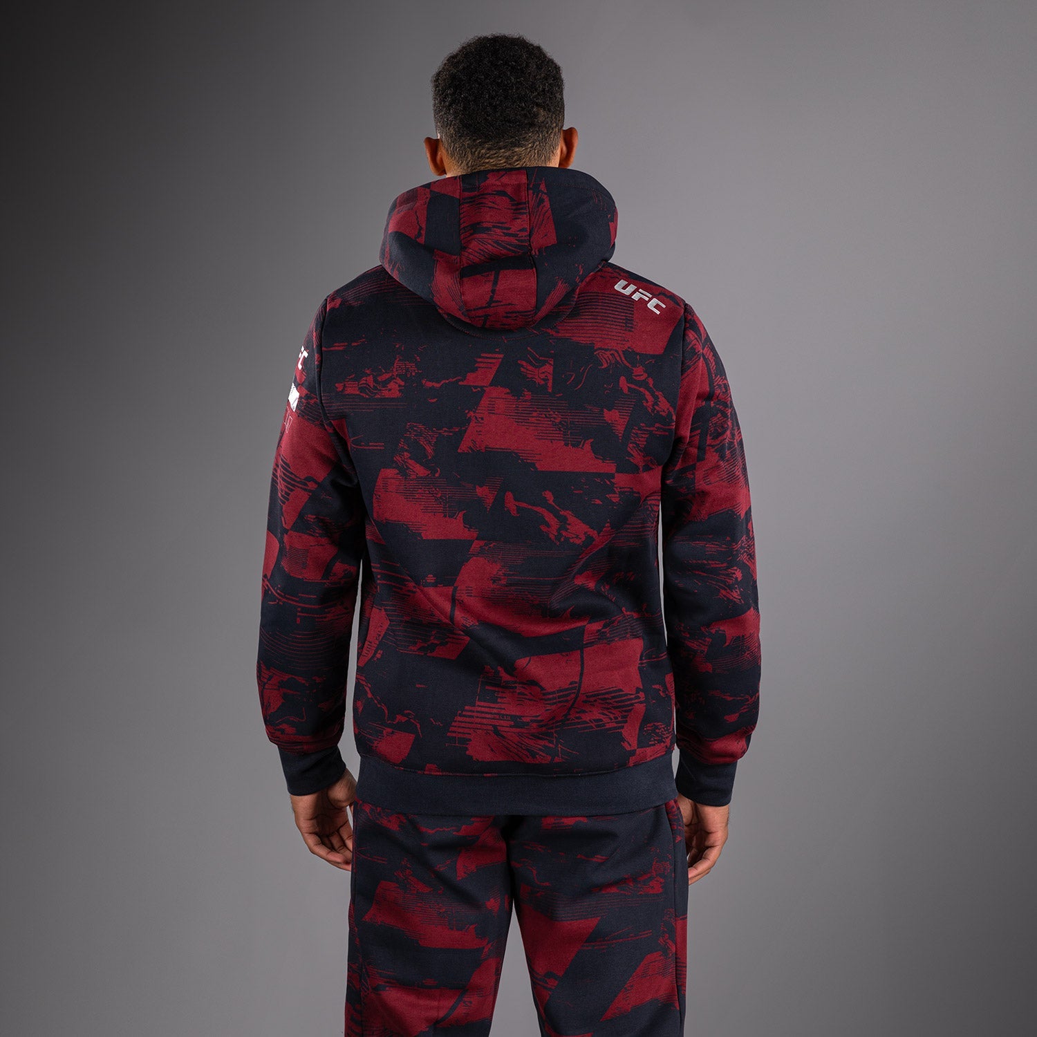 Men's UFC Zenith by Venum Burgundy Authentic Fight Week Pullover Hoodie  product-type_Sweatshirts Venum