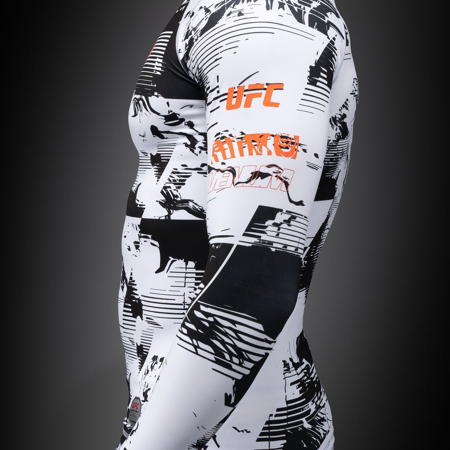 Men's UFC Zenith by Venum White Authentic Fight Week Performance Long Sleeve Rashguard  product-type_Compression T-Shirts Venum
