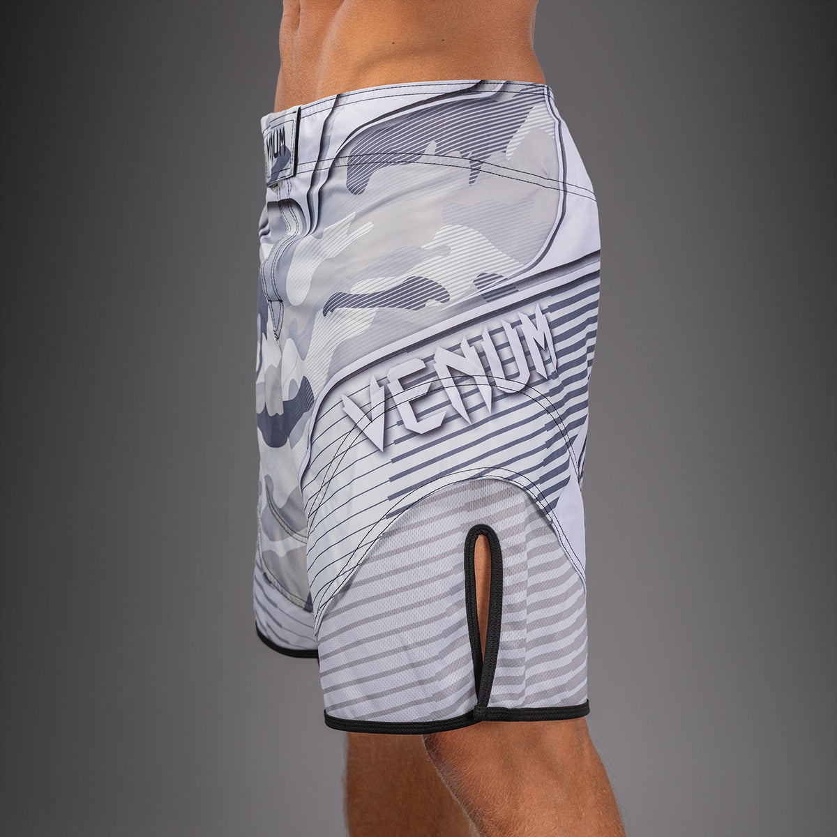 Venum Camo Hero Fight Shorts - White/Light Grey  product-type_MMA Shorts Venum