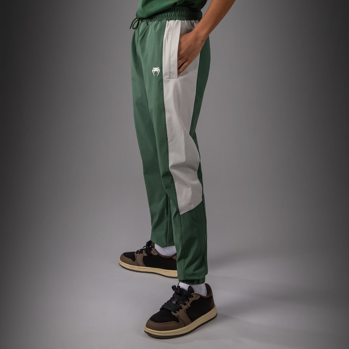 Venum Vectra Kids Joggers - Forest Green/ Off White  product-type_Jogging Pants Venum