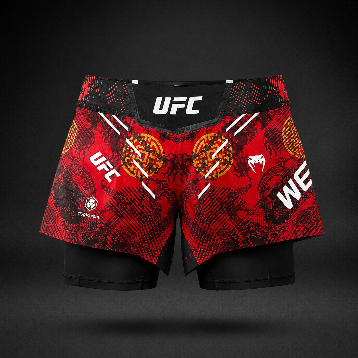 Women's UFC Unrivaled by Venum Red Zhang Weili Fight Shorts