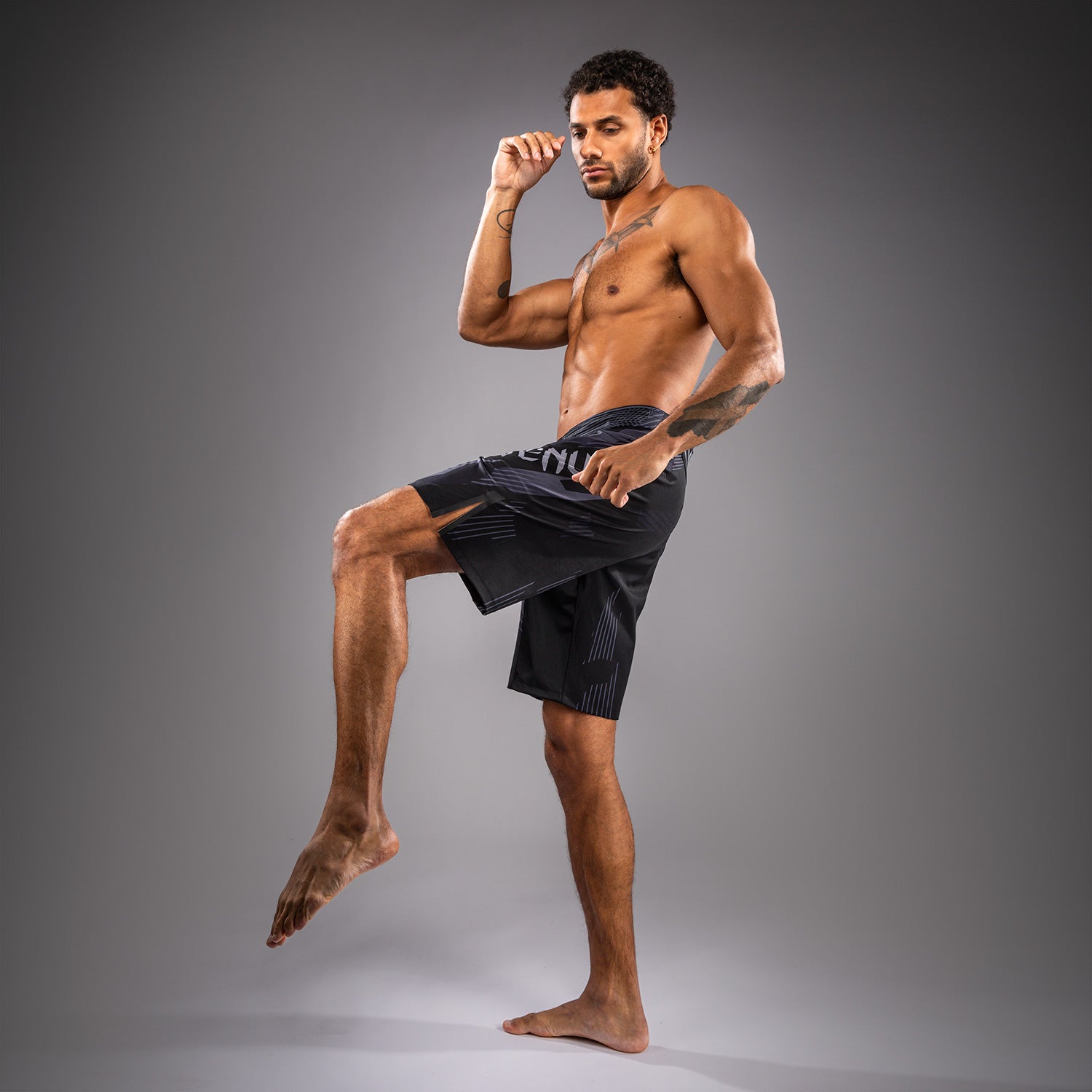 Venum No-Gi 6.0 Fight Shorts - Black/Grey  product-type_MMA Shorts Venum