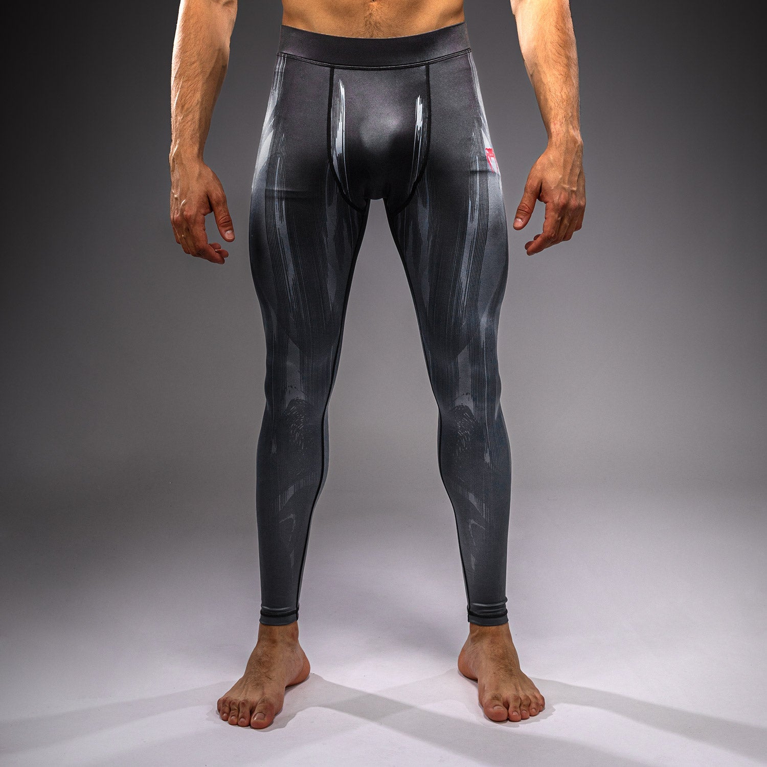 Venum Demon Spats - Black/Grey  product-type_Compression Pants Venum