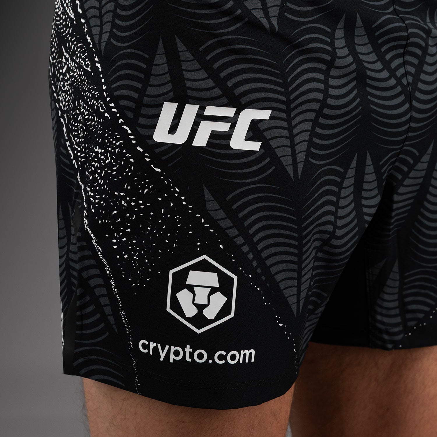 Men's UFC Zenith by Venum Black Authentic Fight Night Short Fit Fight Short Personalized