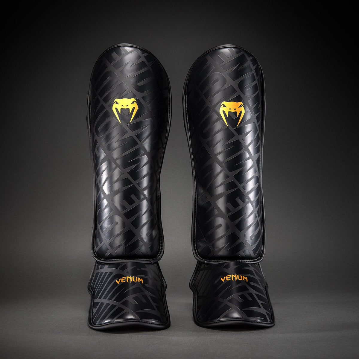 Venum Contender 1.5 XT 3D Shin Guards - Black/Gold  product-type_Shin guards Venum