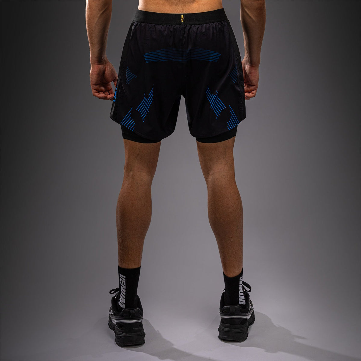 Venum No-Gi 6.0 Training Shorts - Black/Blue  product-type_Training shorts Venum