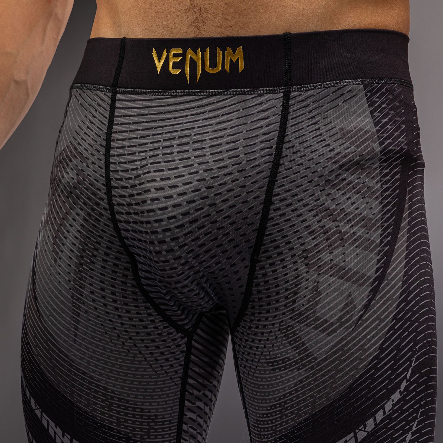 Venum Galactic 3.0 Vale Tudo Shorts - Black/Gold  product-type_Compression shorts Venum