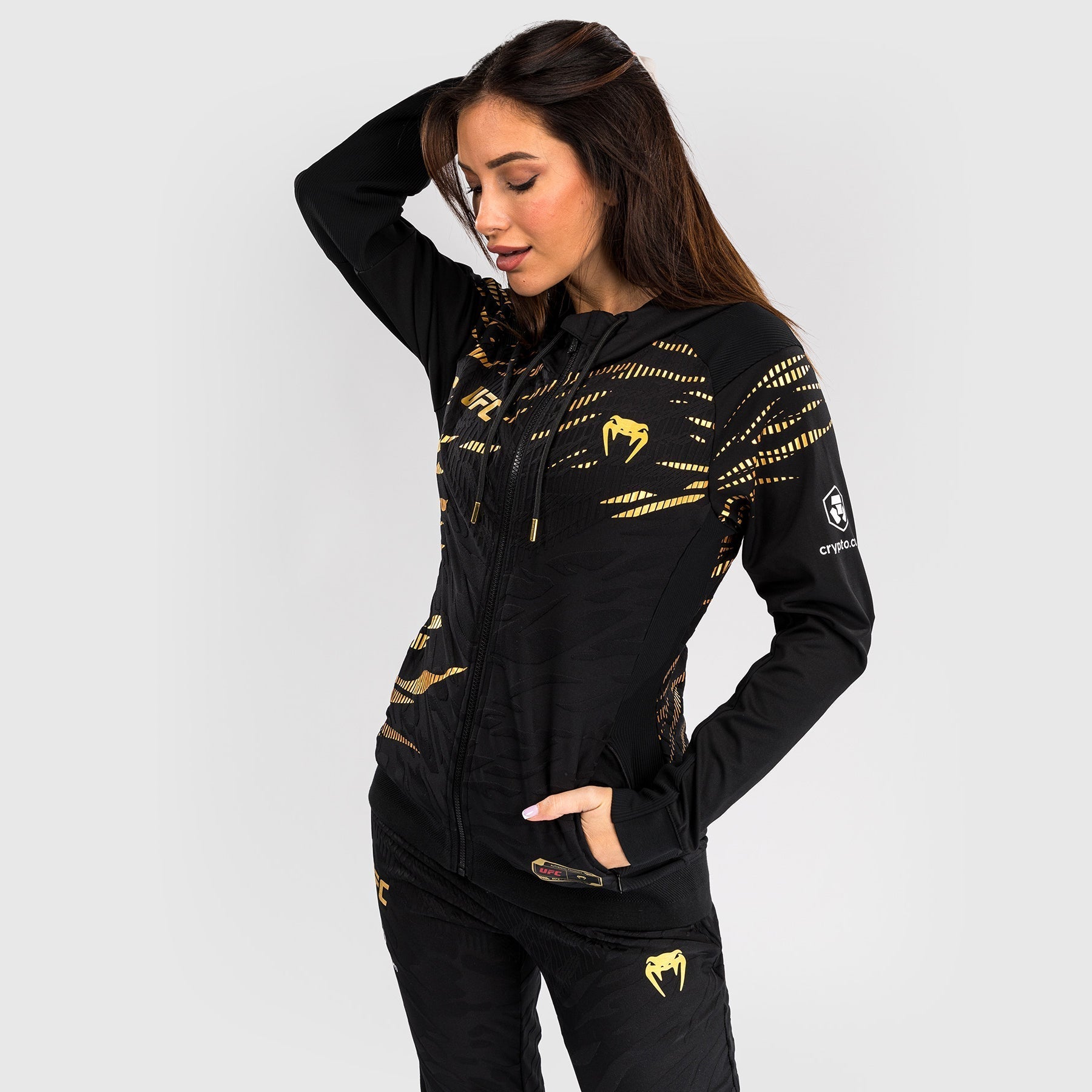 UFC Fusion by Venum Authentic Fight Night Women's Walkout Hoodie