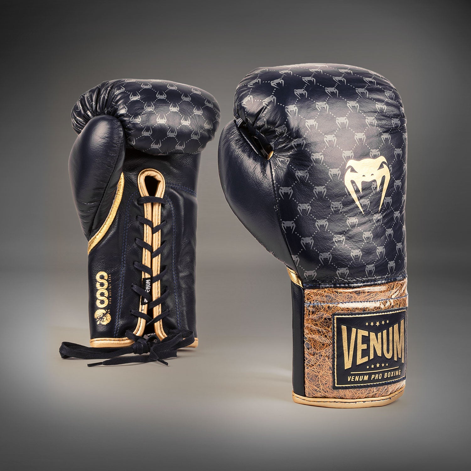 Venum Coco Monogram Pro Lace Up Boxing Gloves