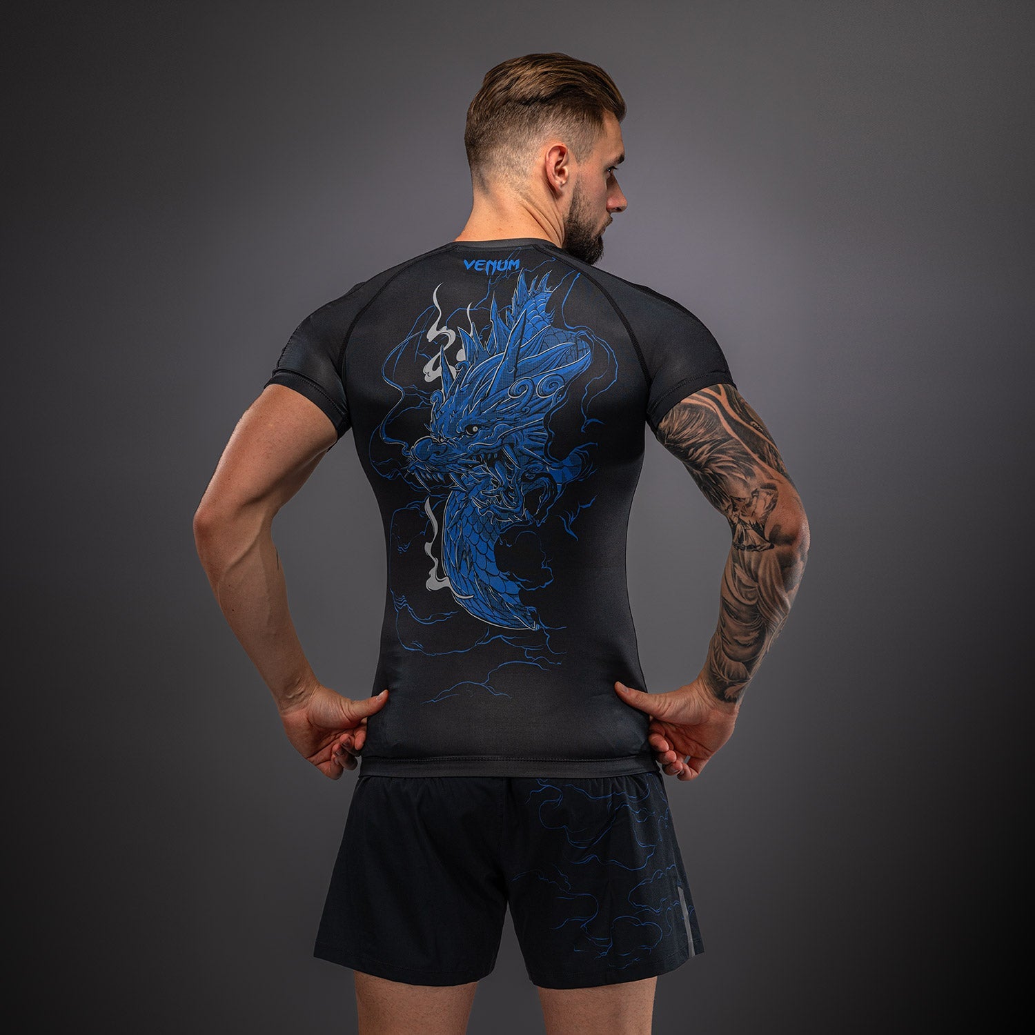 Venum Thunder Dragon Short Sleeves Rashguard