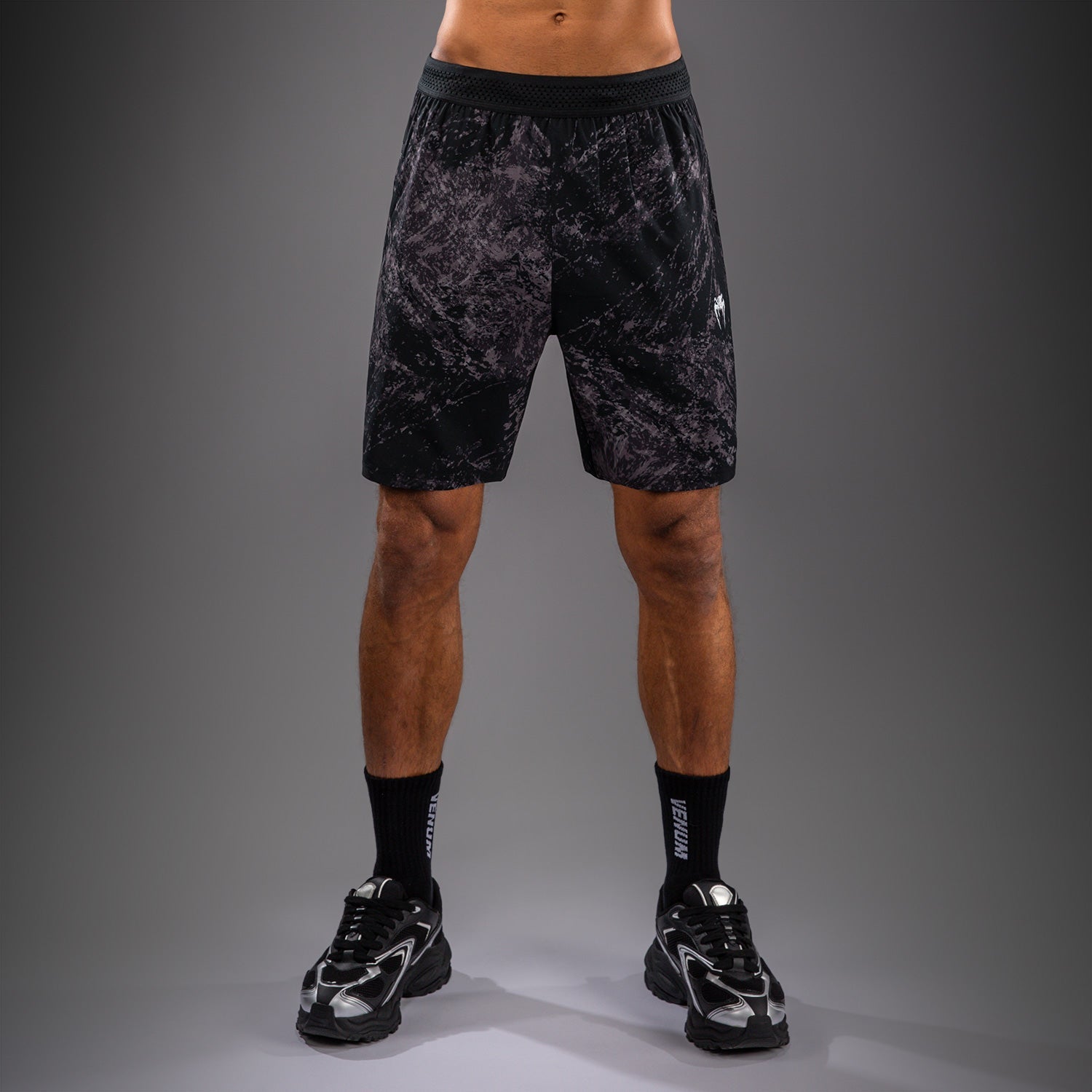 Venum Rage & Workout Training Shorts - Black/Grey  product-type_Training shorts Venum