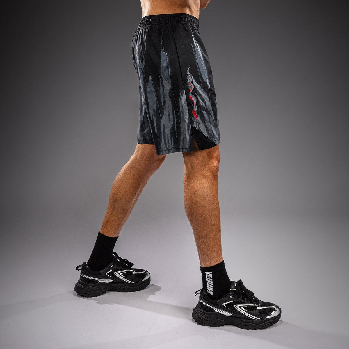 Venum Demon Training Shorts - Black/Grey  product-type_Training shorts Venum