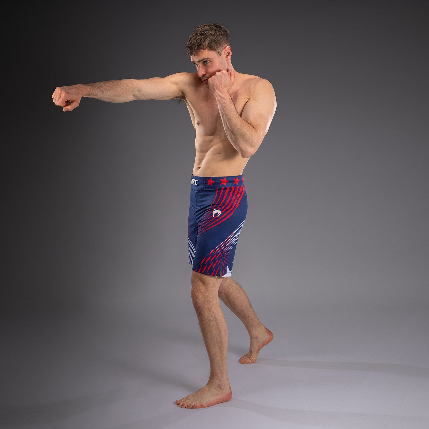 Men's UFC Freedom 250 by Venum Authentic Fight Night Long Fit Fight Short