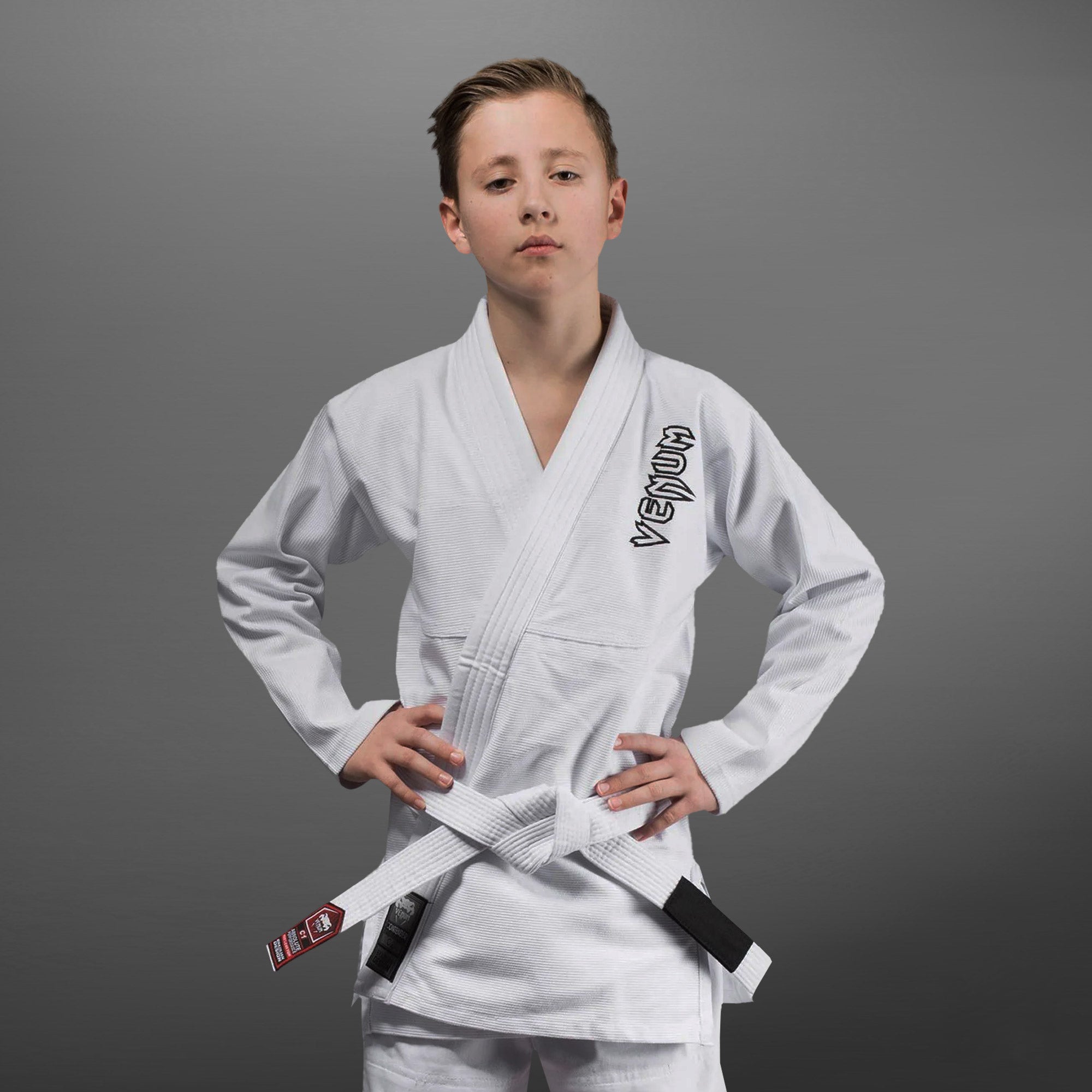 Venum Contender Kids BJJ Gi (Free white belt included)