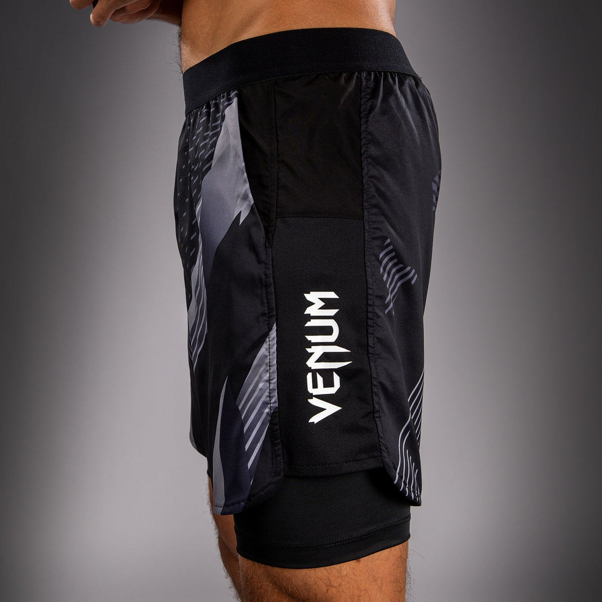 Venum No-Gi 6.0 Training Shorts - Black/White  product-type_Training shorts Venum