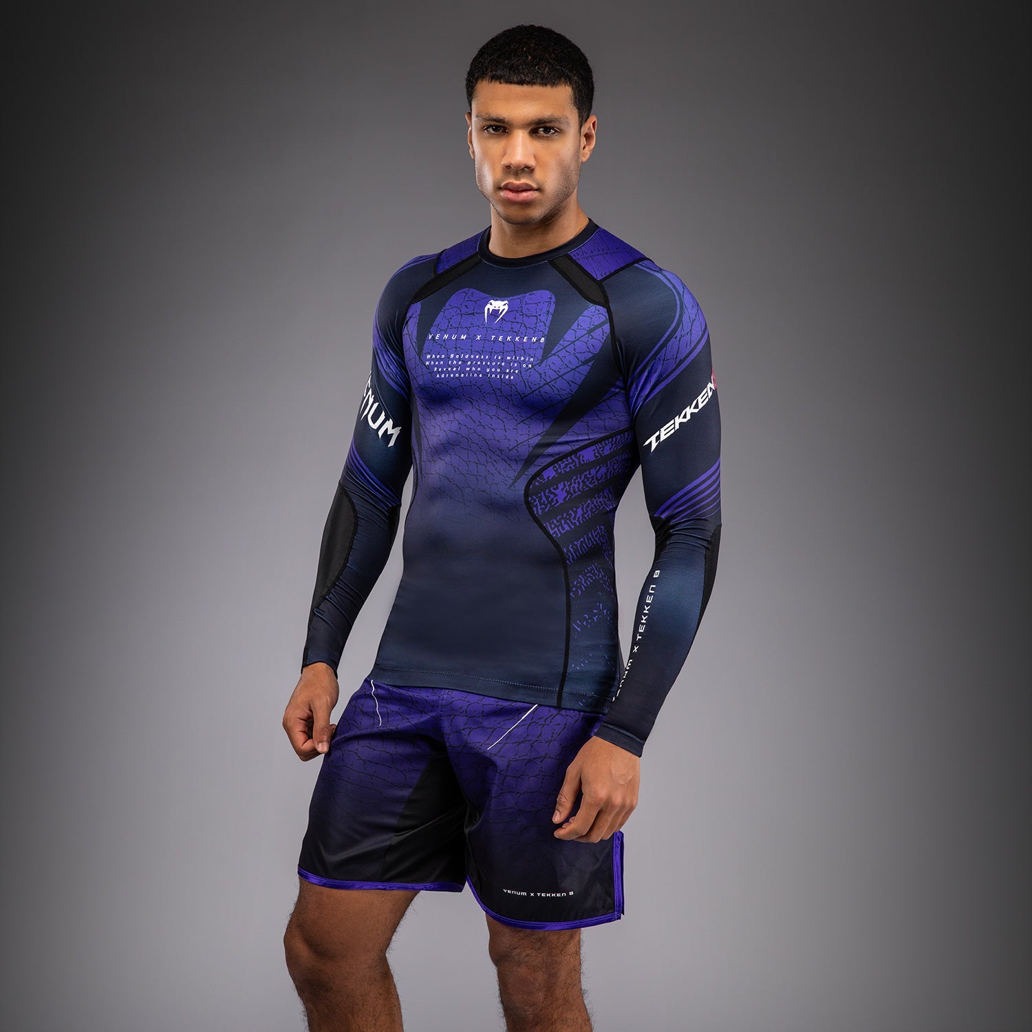 Venum x TEKKEN 8 Long Sleeve Rashguard - Kazuya