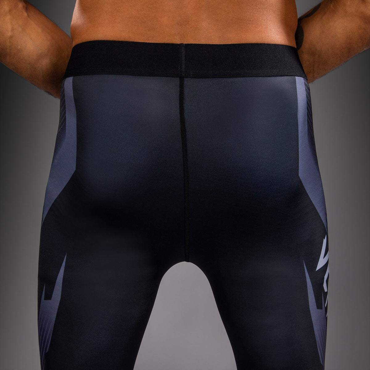 Venum No-Gi 6.0 Spats - Black/Grey  product-type_Compression Pants Venum