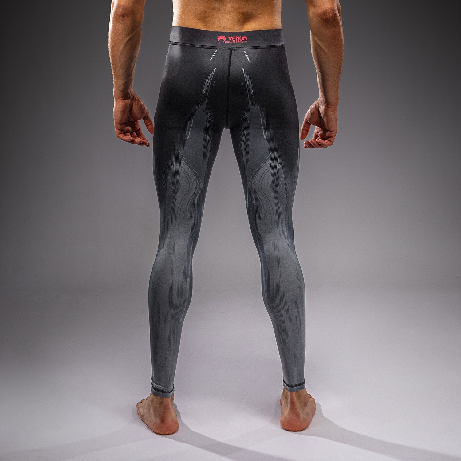 Venum Demon Spats - Black/Grey  product-type_Compression Pants Venum