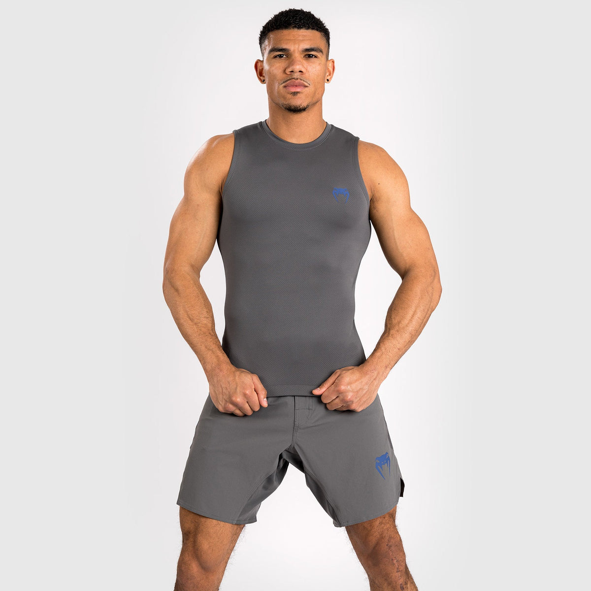Venum Contender Men’s Sleeveless Rashguard - Grey  product-type_Compression T-Shirts Venum