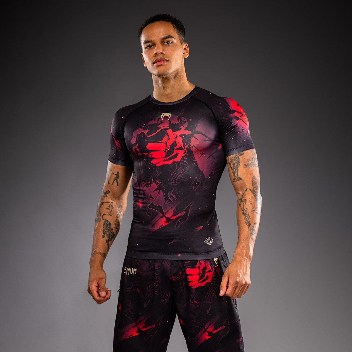 Jujutsu Kaisen x Venum  Short Sleeve Rashguard