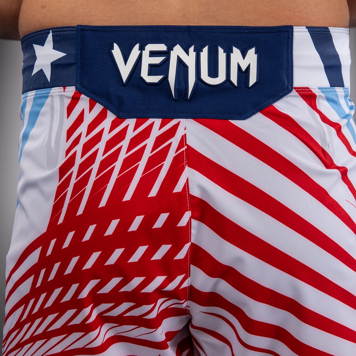 Men's UFC Freedom 250 by Venum White Authentic Fight Night Short Fit Fight Short - Fighter