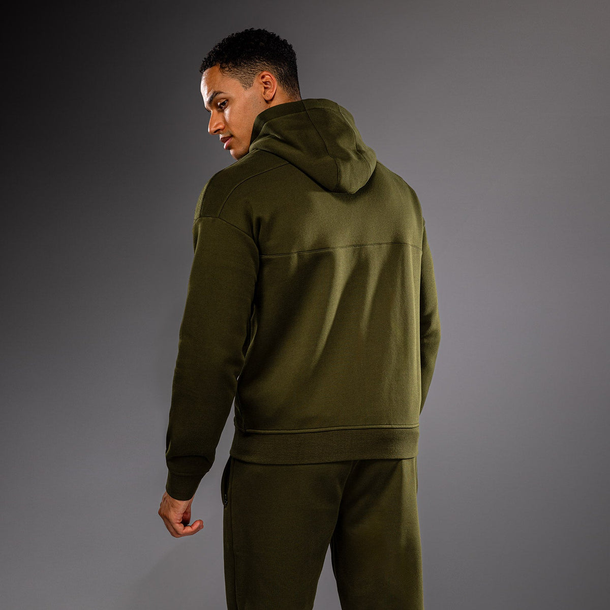 Venum Attack Fleece & Weave Track Jacket - Khaki  product-type_Sweatshirts Venum