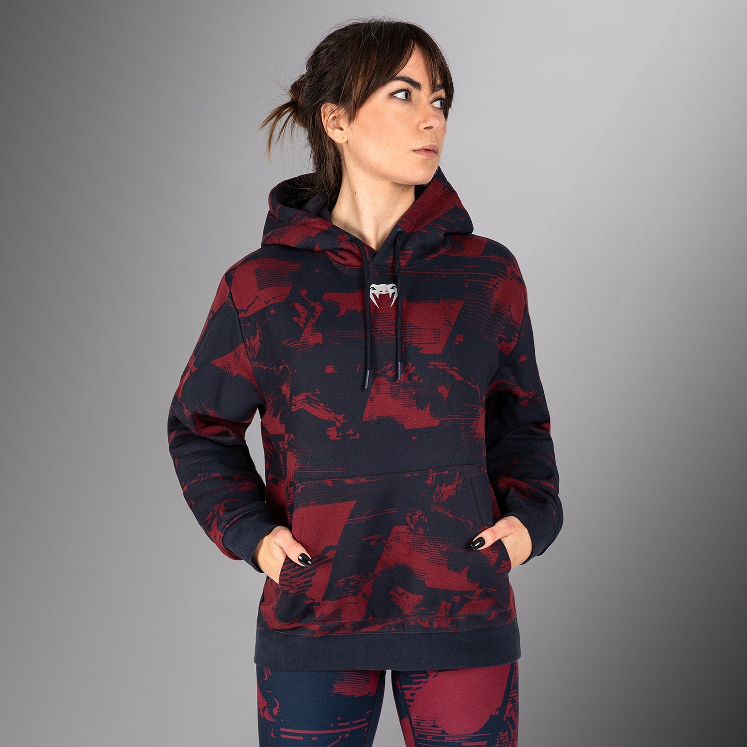 Women's UFC Zenith by Venum Burgundy Authentic Fight Week Pullover Hoodie  product-type_Sweatshirts Venum