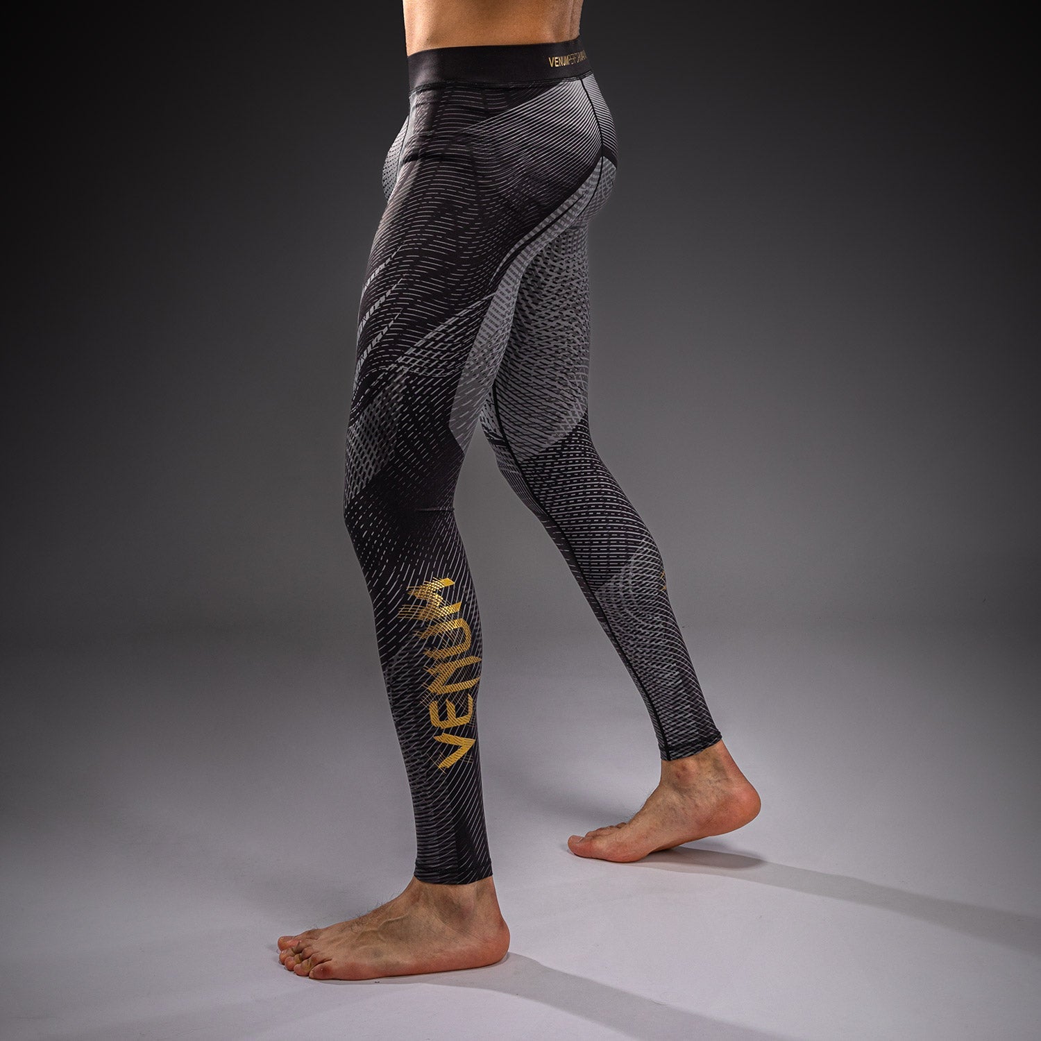 Venum Galactic 3.0 Spats - Black/Gold  product-type_Compression Pants Venum