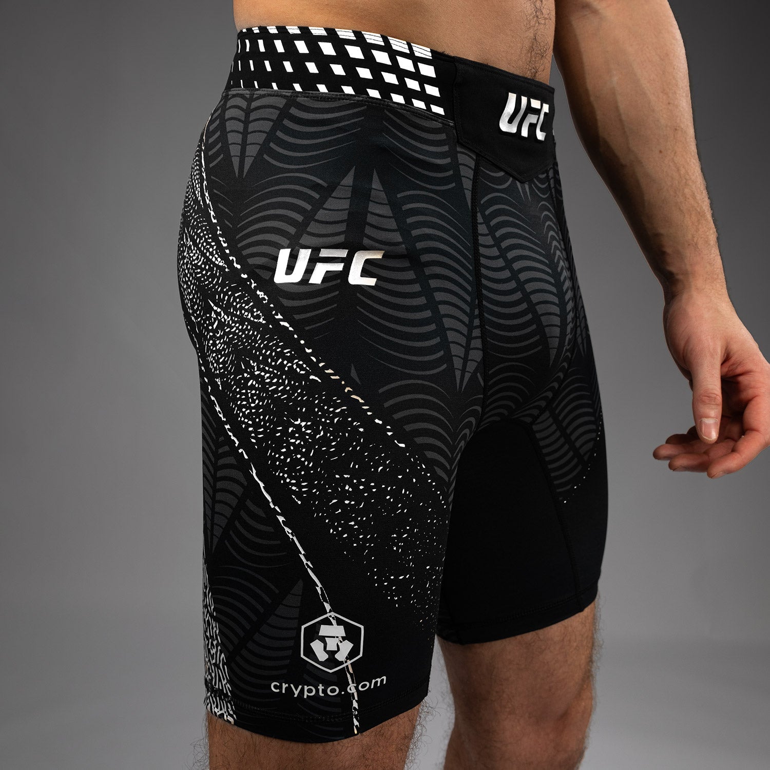Men's UFC Zenith by Venum Black Authentic Fight Night Vale Tudo Short Personalized