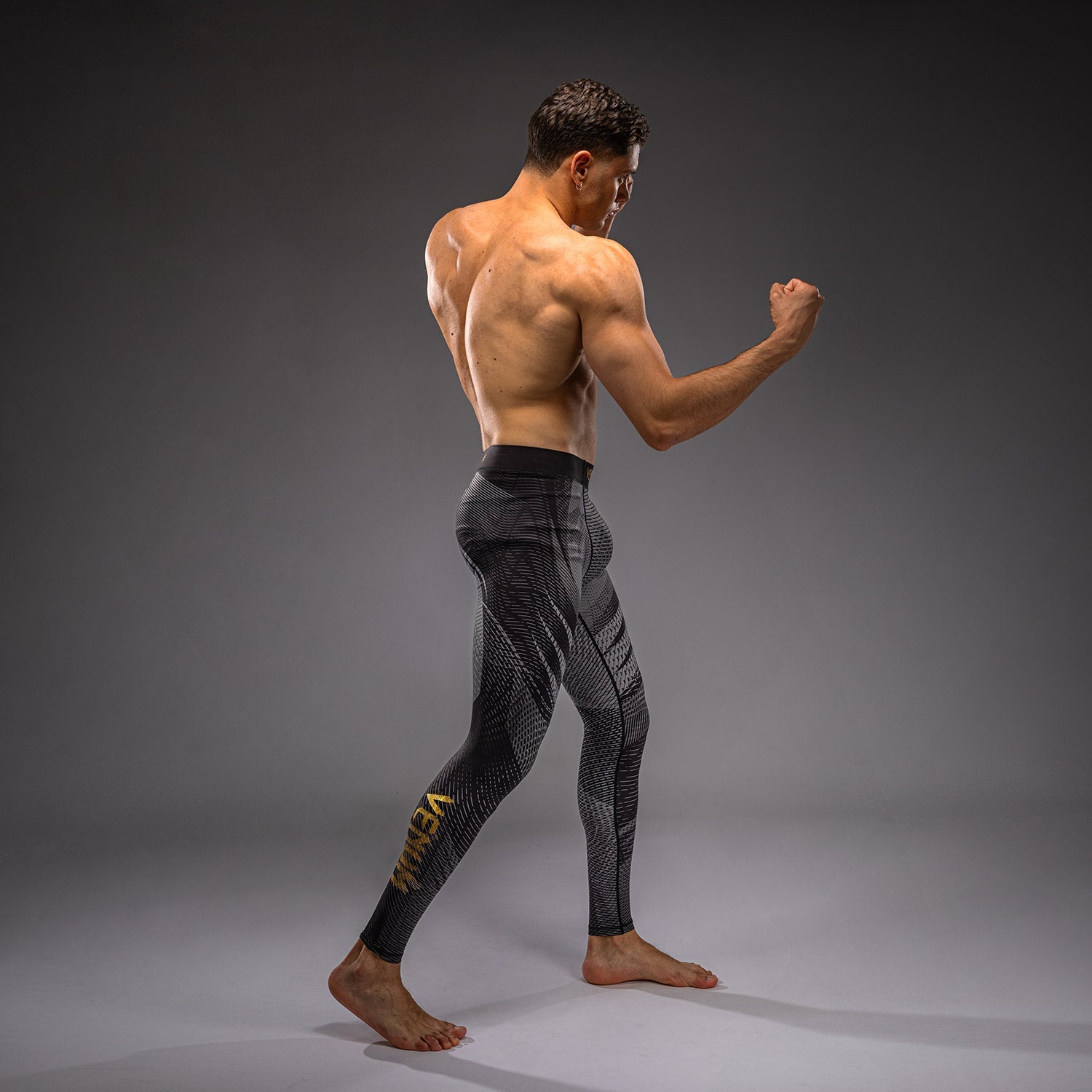 Venum Galactic 3.0 Spats - Black/Gold  product-type_Compression Pants Venum