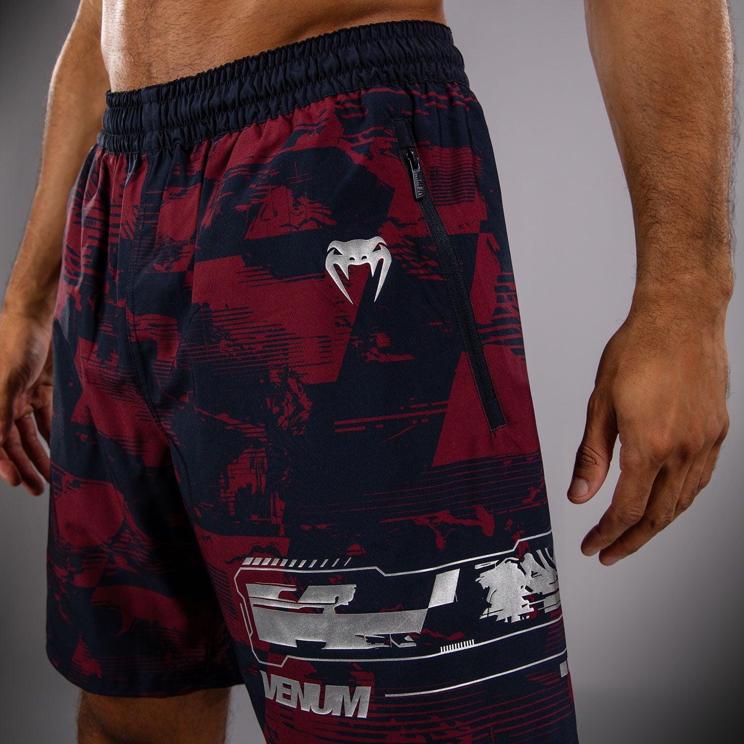 Men’s UFC Zenith by Venum Burgundy Authentic Fight Week Performance Short  product-type_Training shorts Venum