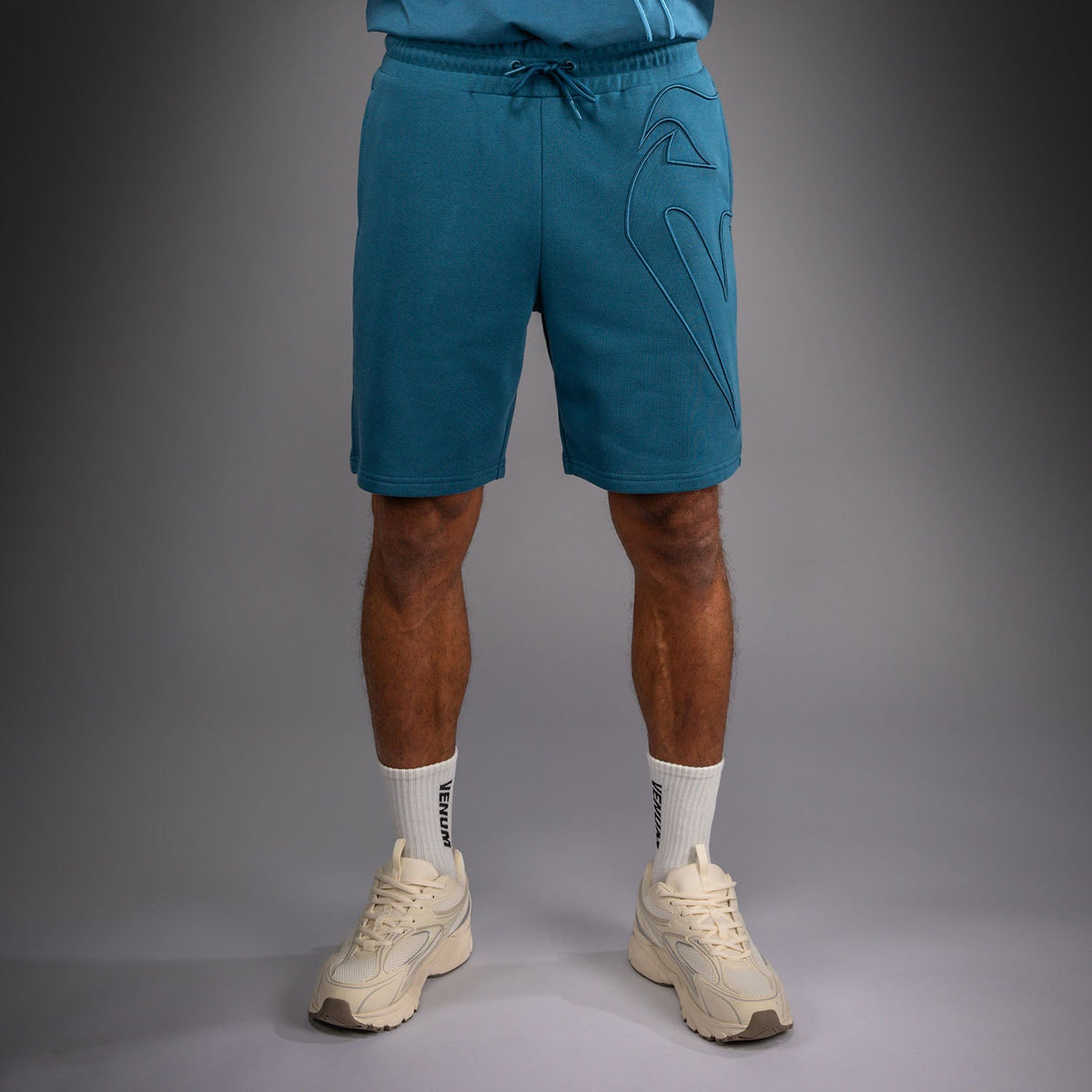 Venum Giant 3D Cotton Shorts - Ocean Blue  product-type_Cotton Shorts Venum
