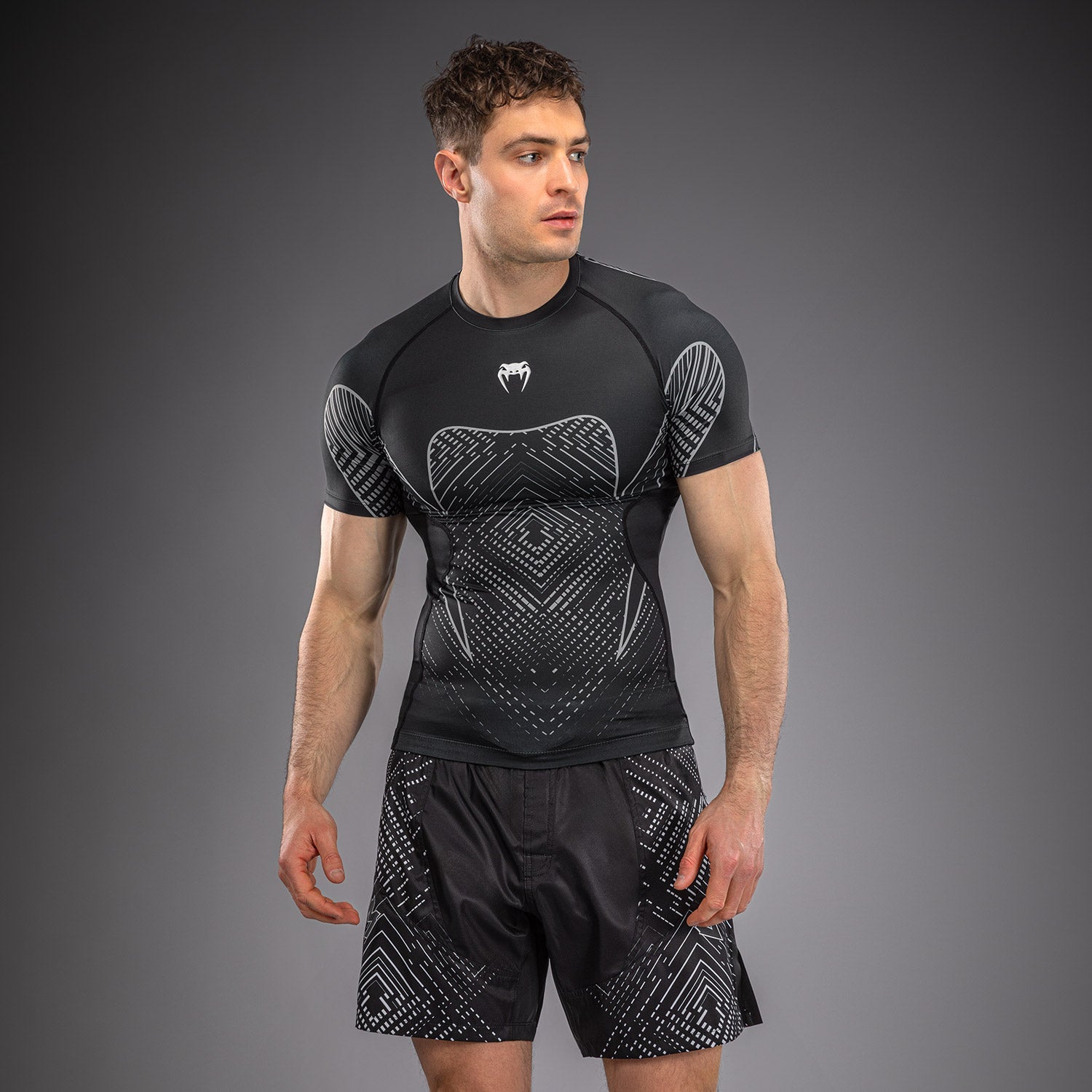 Venum Midnight Fury Short Sleeve Rashguard