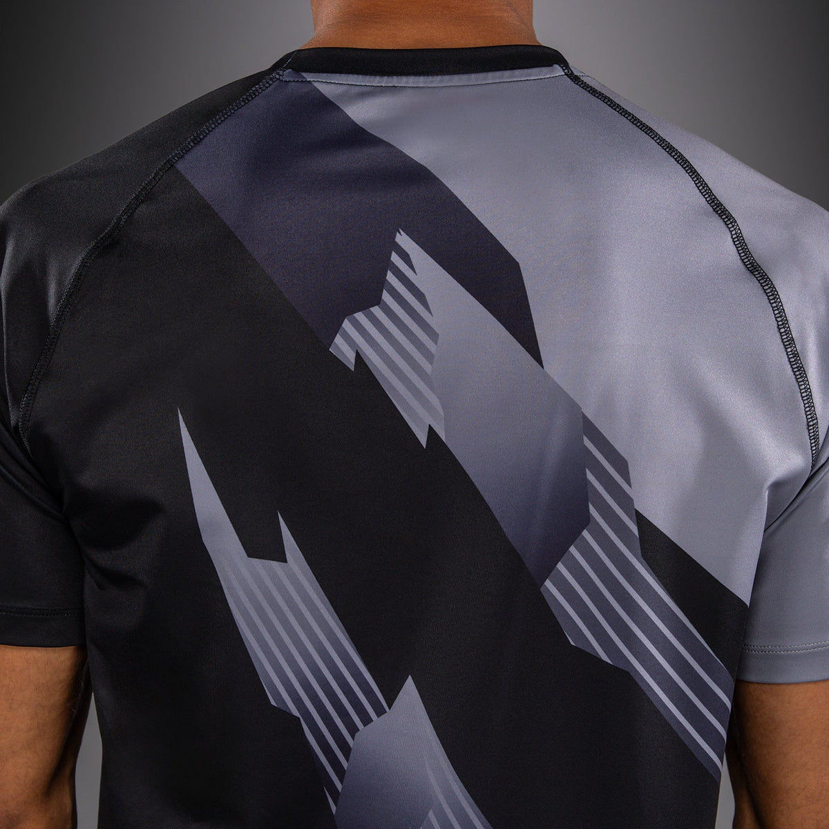 Venum No-Gi 6.0 Dry Tech T-Shirt - Black/Grey  product-type_Dry Tech T-Shirts Venum