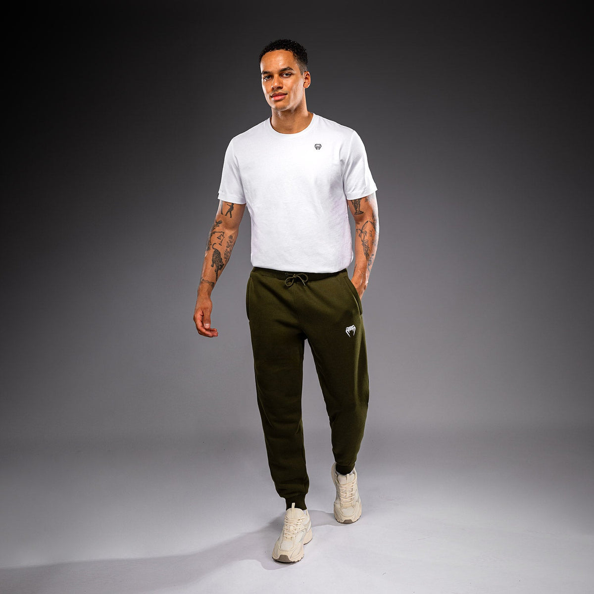 Venum Attack Fleece & Weave Joggers - Khaki  product-type_Jogging Pants Venum