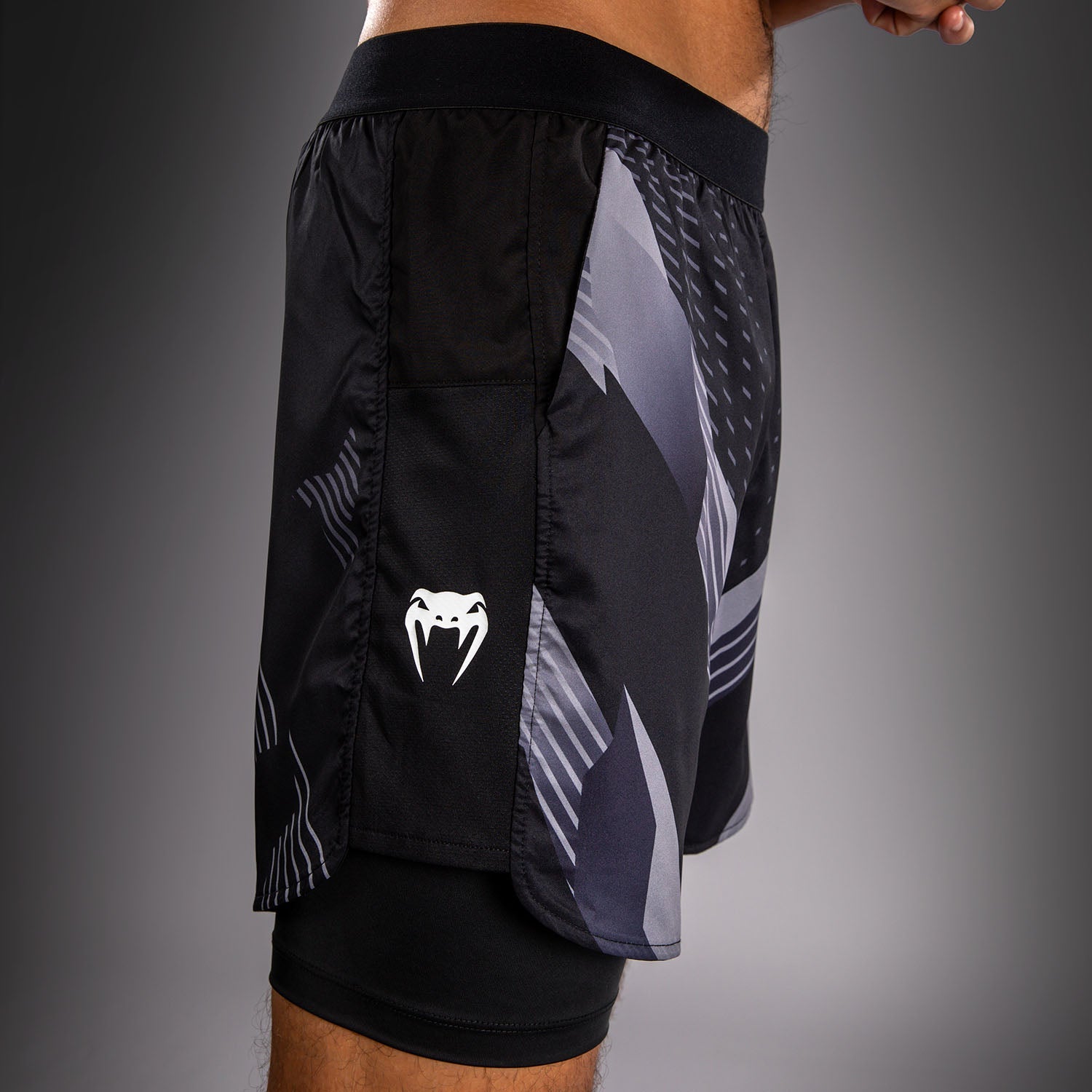 Venum No-Gi 6.0 Training Shorts - Black/White  product-type_Training shorts Venum