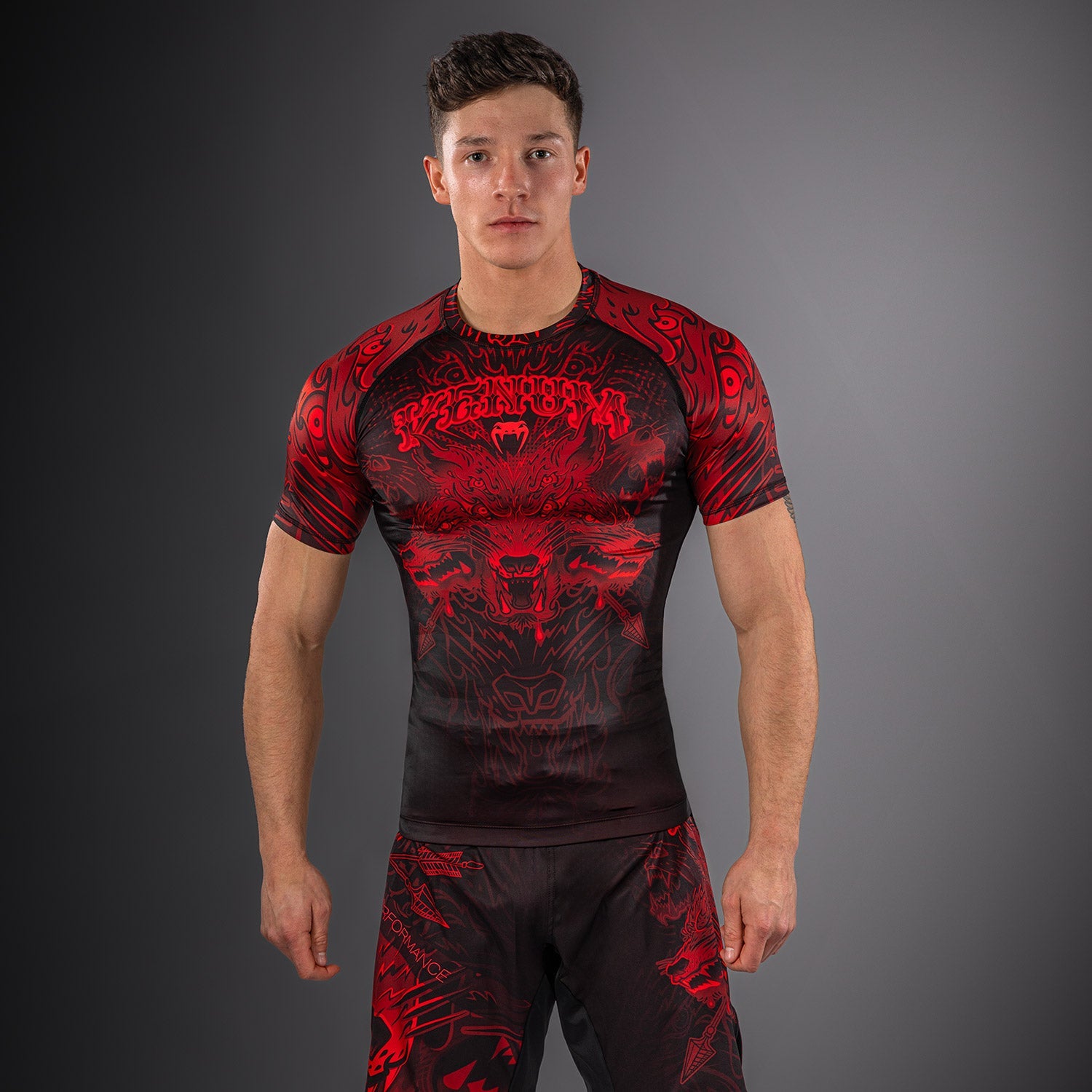 Venum Wolf Atak Short Sleeve Rashguard