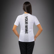 Women's UFC Zenith by Venum White Authentic Fight Night Walkout Jersey Personalized