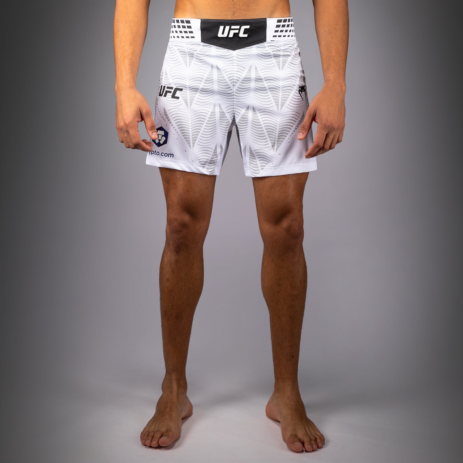 Men's UFC Zenith by Venum White Authentic Fight Night Short Fit Fight Short Personalized