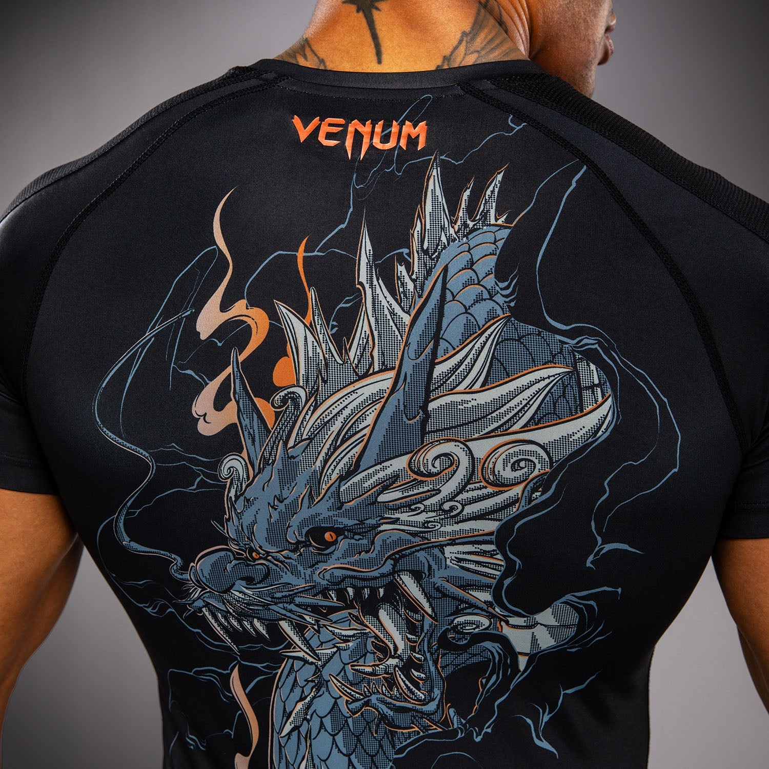 Venum Thunder Dragon Short Sleeves Rashguard