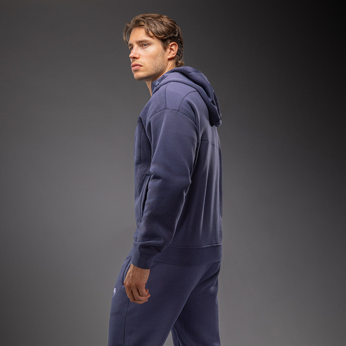 Venum Attack Fleece & Weave Track Jacket - Blue  product-type_Sweatshirts Venum