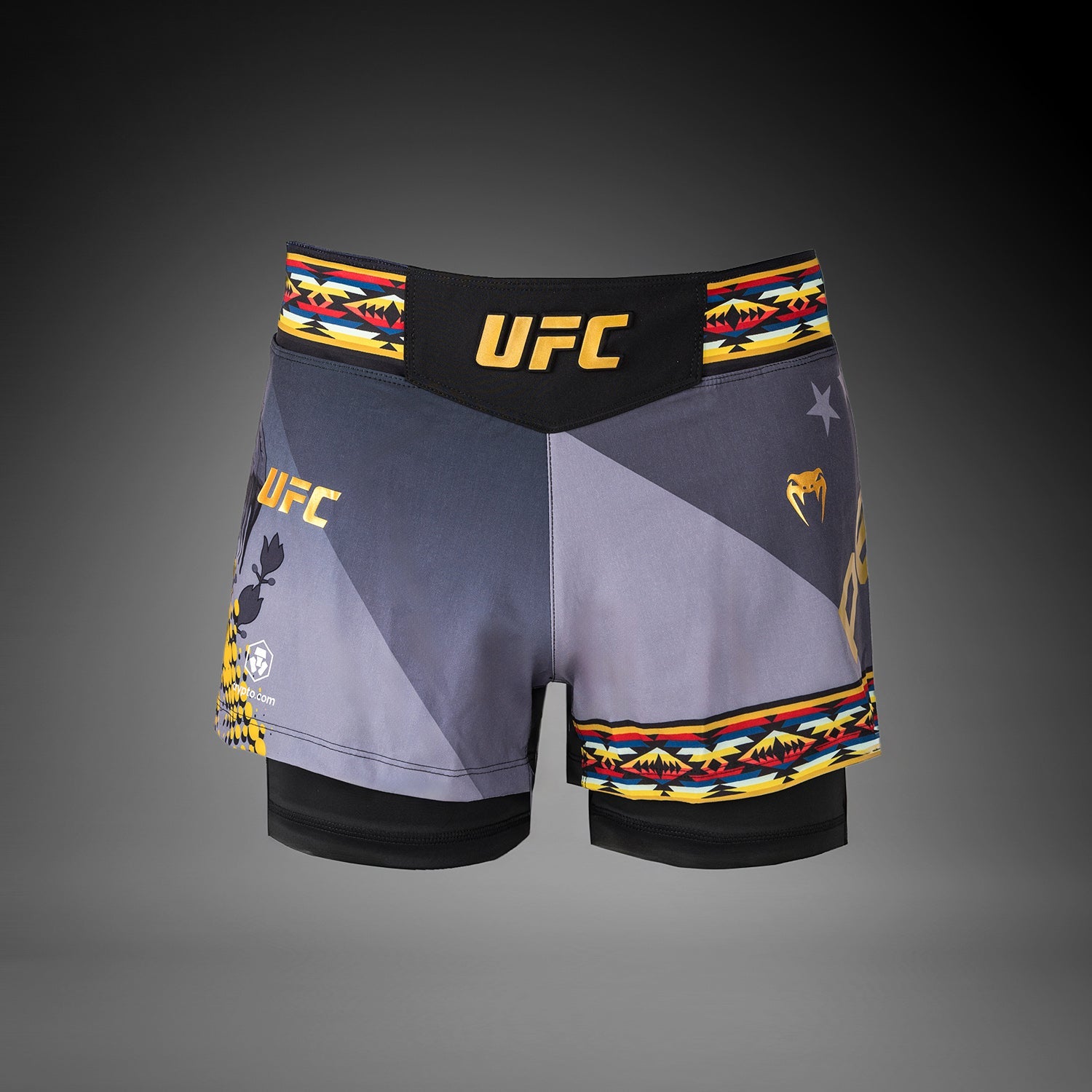 Women's UFC Unrivaled by Venum Black Julianna Pena Short Fit Fight Short