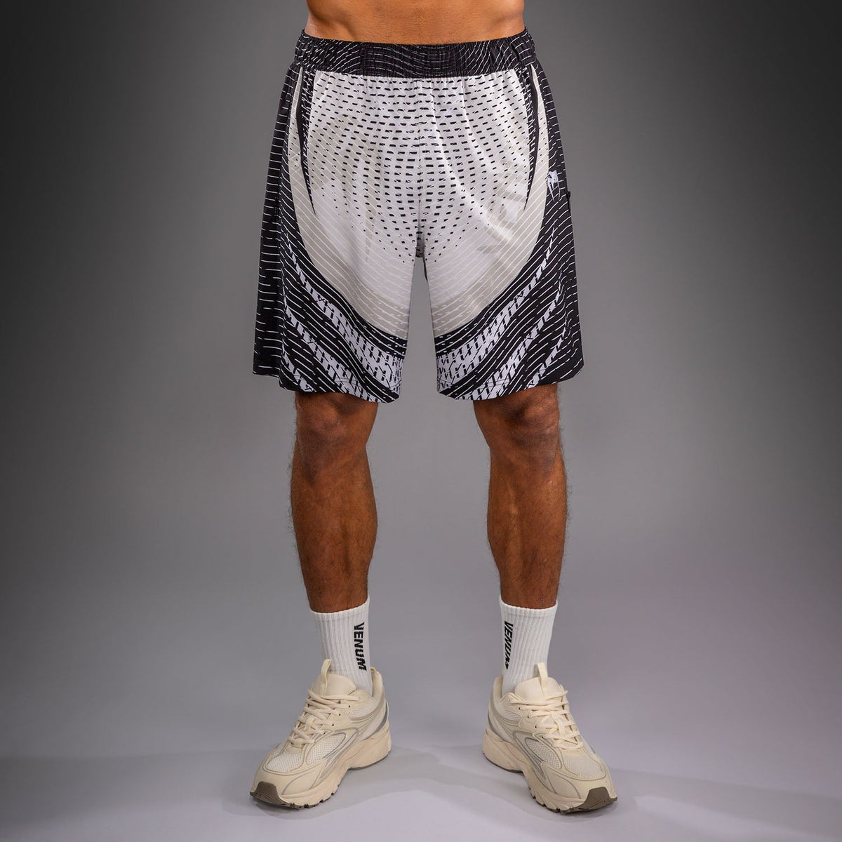 Venum Galactic 3.0 Training Shorts - Off-White/Black  product-type_Training shorts Venum