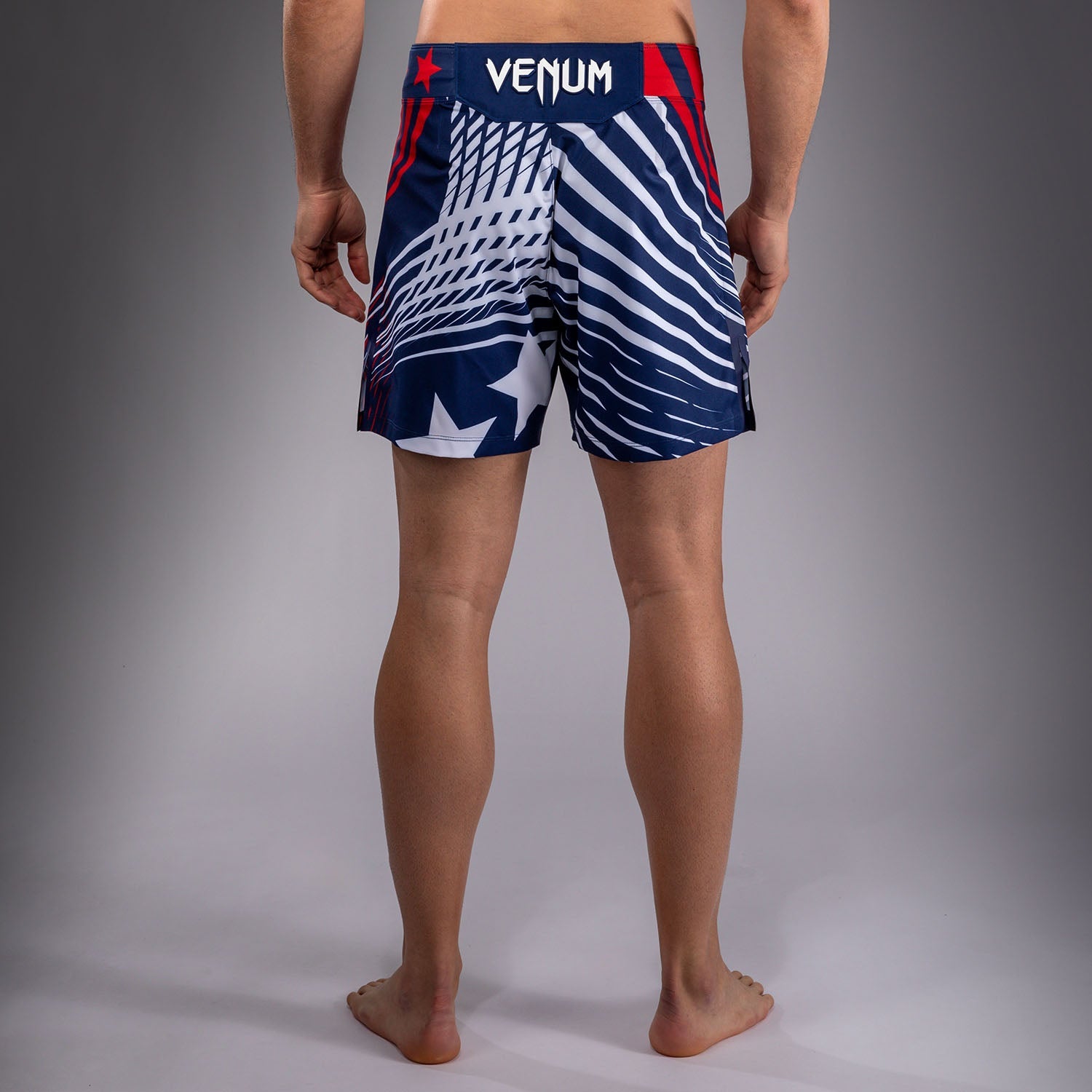 Men's UFC Freedom 250 by Venum Blue Authentic Fight Night Short Fit Fight Short - Fighter