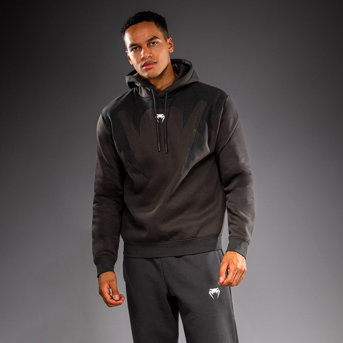 Venum Attack Fleece & Weave Hoodie - Grey  product-type_Sweatshirts Venum
