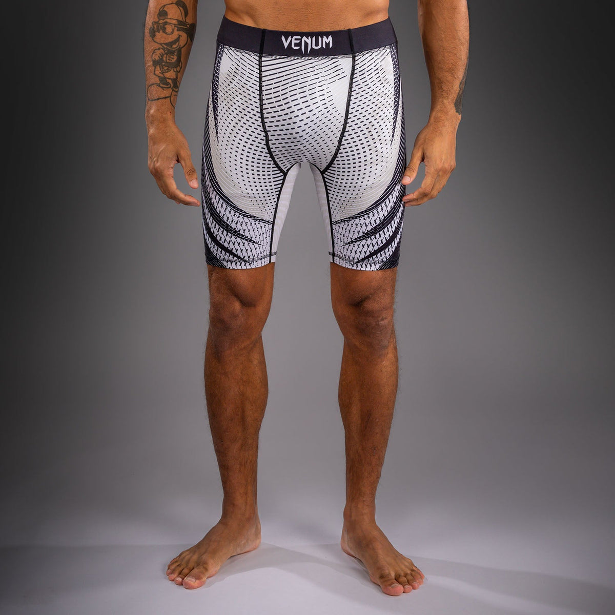 Venum Galactic 3.0 Vale Tudo Shorts - Off-White/Black  product-type_Compression shorts Venum